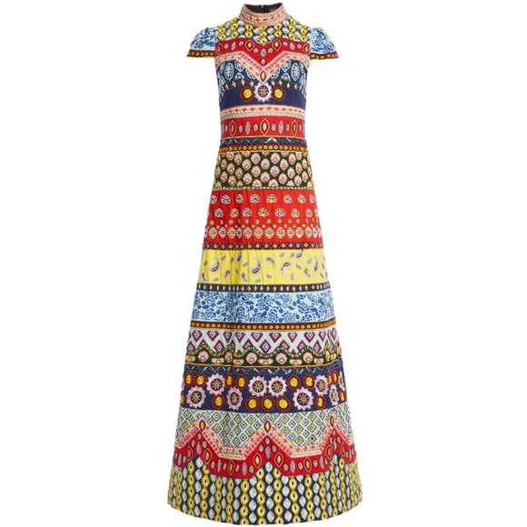 Alice + Olivia Arwen Embellished A-Line Gown 6 - Picture 4 of 7